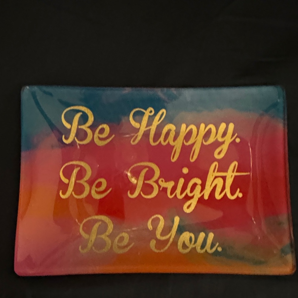 Colorful Inspirational Decorative Tray